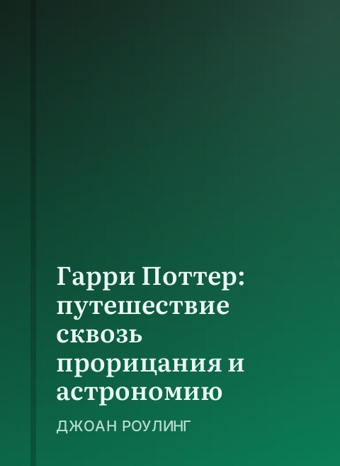 Гарри Поттер: путешествие сквозь прорицания и астрономию