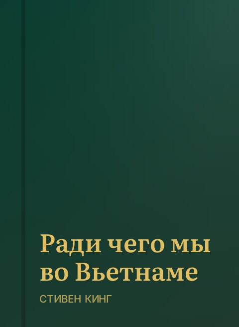 Ради чего мы во Вьетнаме